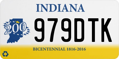 IN license plate 979DTK