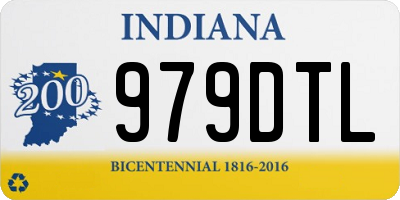 IN license plate 979DTL