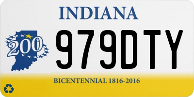 IN license plate 979DTY