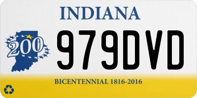 IN license plate 979DVD