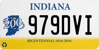 IN license plate 979DVI