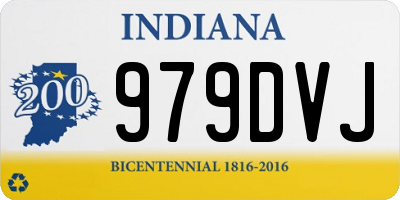 IN license plate 979DVJ