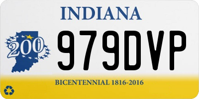IN license plate 979DVP