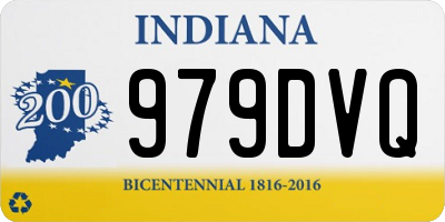 IN license plate 979DVQ