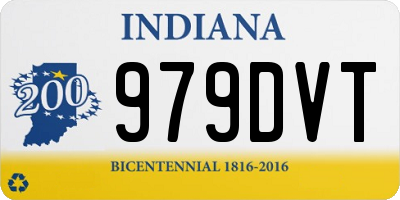 IN license plate 979DVT