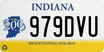 IN license plate 979DVU