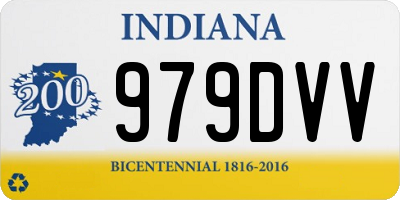 IN license plate 979DVV