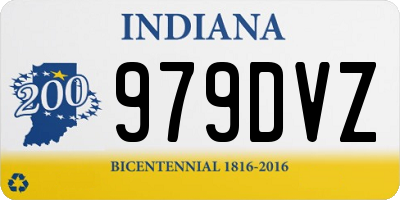 IN license plate 979DVZ