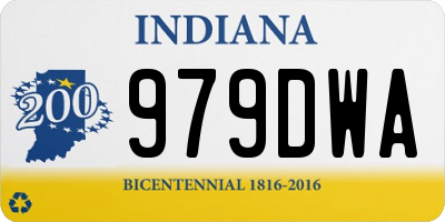 IN license plate 979DWA