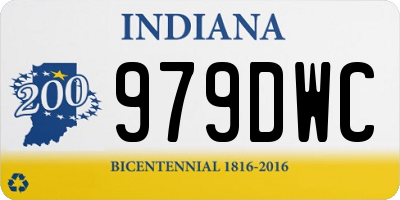 IN license plate 979DWC
