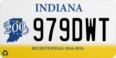IN license plate 979DWT