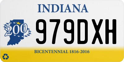 IN license plate 979DXH