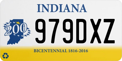 IN license plate 979DXZ