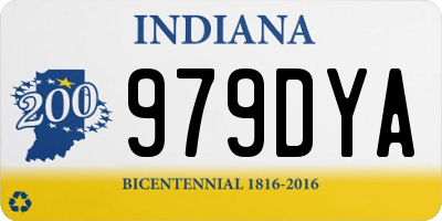 IN license plate 979DYA
