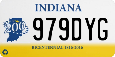 IN license plate 979DYG