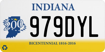 IN license plate 979DYL