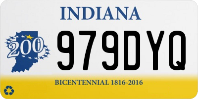 IN license plate 979DYQ