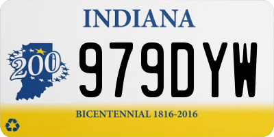 IN license plate 979DYW