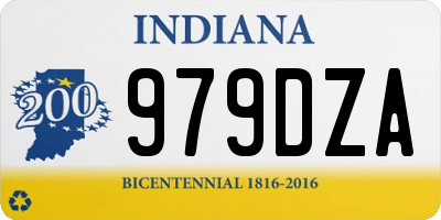 IN license plate 979DZA