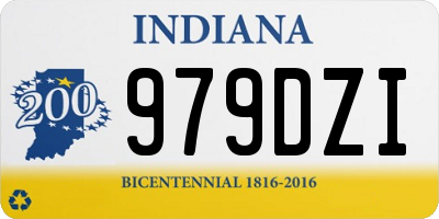 IN license plate 979DZI