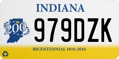 IN license plate 979DZK