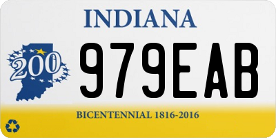 IN license plate 979EAB