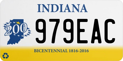 IN license plate 979EAC