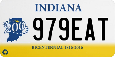 IN license plate 979EAT