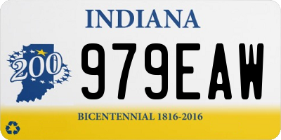 IN license plate 979EAW
