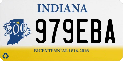 IN license plate 979EBA