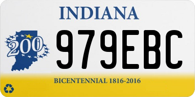 IN license plate 979EBC