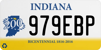 IN license plate 979EBP