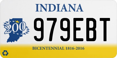 IN license plate 979EBT
