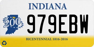 IN license plate 979EBW