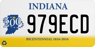 IN license plate 979ECD