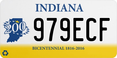 IN license plate 979ECF