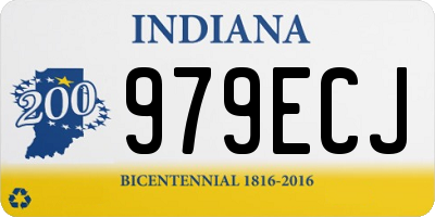 IN license plate 979ECJ