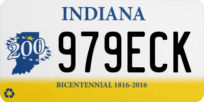 IN license plate 979ECK