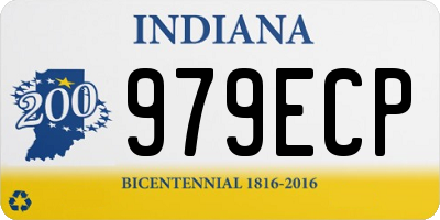 IN license plate 979ECP