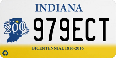 IN license plate 979ECT