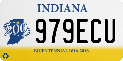 IN license plate 979ECU