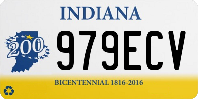 IN license plate 979ECV