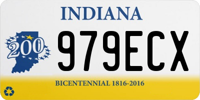 IN license plate 979ECX