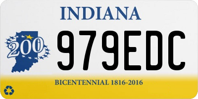 IN license plate 979EDC