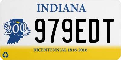 IN license plate 979EDT