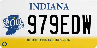 IN license plate 979EDW