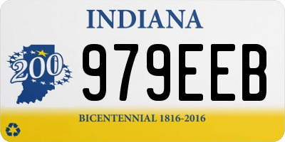 IN license plate 979EEB