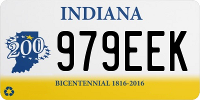 IN license plate 979EEK