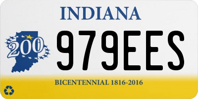IN license plate 979EES