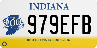 IN license plate 979EFB